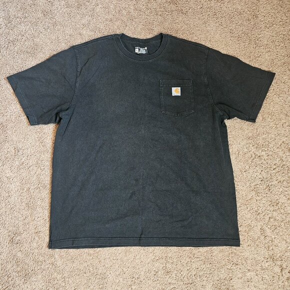 Carhartt Other - Carhartt Shirt Mens XL Black Pocket Relaxed Fit Loose Original Crewneck Read